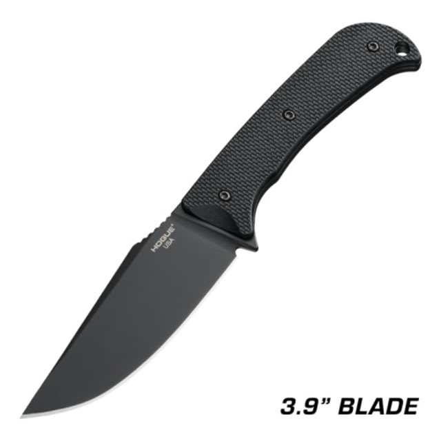 Hogue Extrak XL Fixed Blade Knife 3.9 in Blade CPM M4 Plain Black