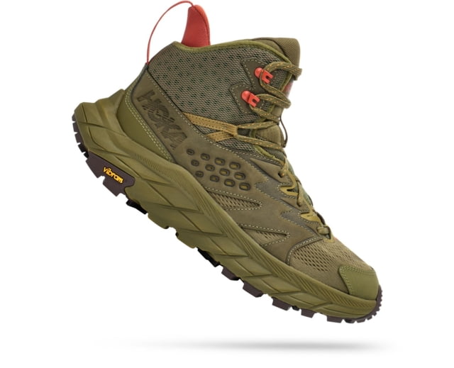 Hoka Anacapa Breeze Mid Hiking Shoes - Mens Avocado/Burnt Ochre 10D