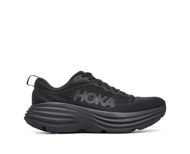 Hoka Bondi 8 Running Shoes - Mens Black / Black 11D
