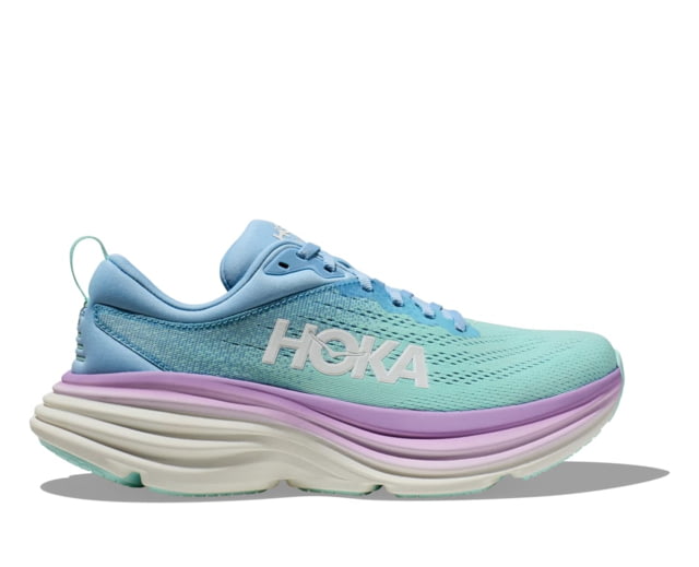 Hoka Bondi 8 Road Running Shoes – Women’s – 9-12 US Airy Blue/Sunlit Ocean 09B