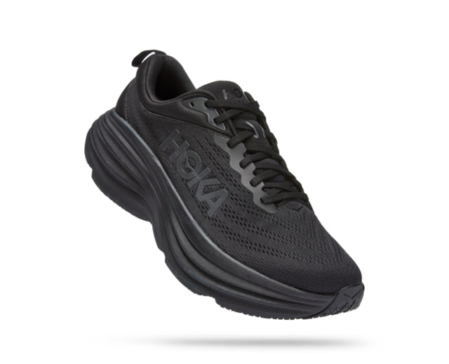 Hoka Bondi 8 X-Wide Running Shoes – Mens Black / Black 12.5EEEE