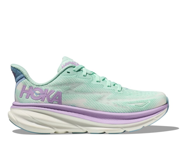 Hoka Clifton 9 Road Running Shoes – Womens – 5-8.5 US Sunlit Ocean/Lilac Mist 06B