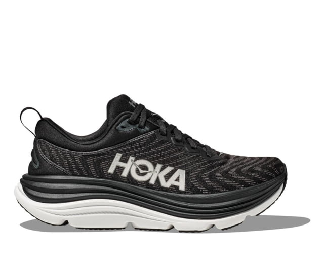 Hoka Gaviota 5 Running Shoes - Women's Black/White 06.5B