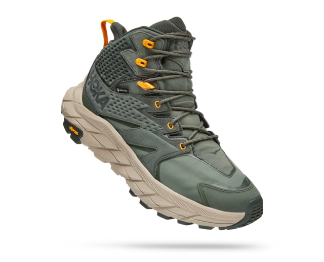 Hoka Anacapa Mid GORE-TEX Hiking Shoes - Men's Thyme / Radiant Yellow 11.5D