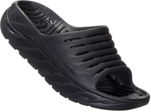 Hoka Ora Recovery Slide Shoes - Women's Black / Black 6