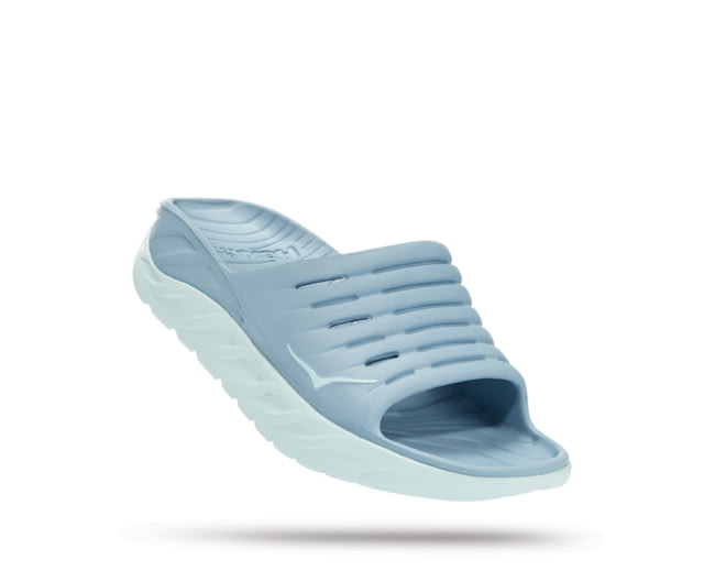 Hoka Ora Recovery Slide Shoes - Women's Blue Fog / Blue Glass 6