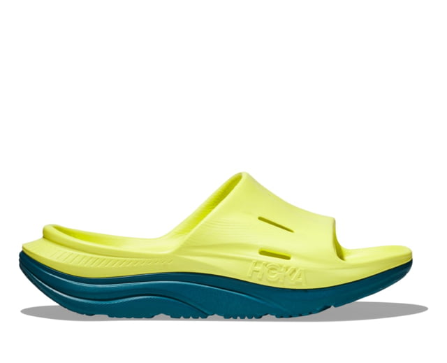 Hoka Ora Recovery Slide 3 Shoes - Unisex Evening Primrose/Deep Lagoon 12/14