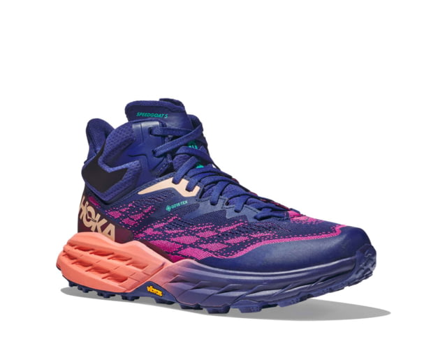 Hoka Speedgoat 5 Mid GTX Hiking Shoes - Womens Bellwether Blue / Camellia 10.5B