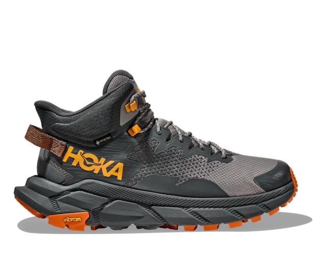 Hoka Trail Code GTX Shoes - Men's Castlerock/Persimmon Orange 9.5
