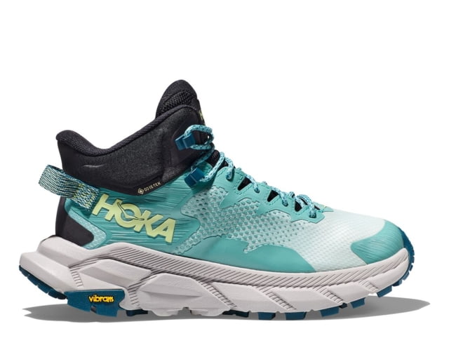 Hoka Trail Code GTX Shoes - Women's Blue Glass/Coastal Shade 10