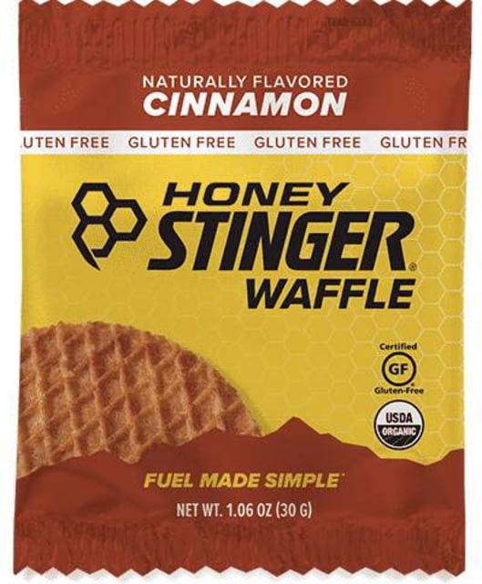 Honey Stinger Gluten Free Organic Waffle Cinnamon 1 oz Pack