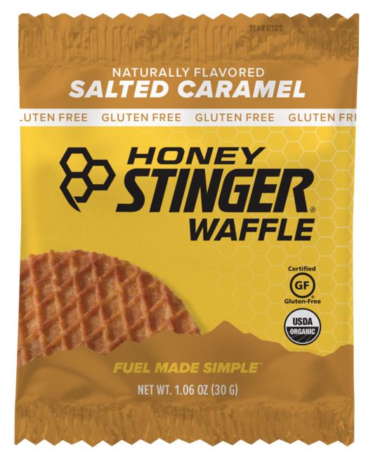 Honey Stinger Gluten Free Organic Waffle Salted Caramel -1 oz Packet/12 Count Box