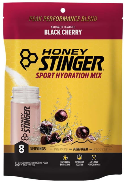Honey Stinger Hydration Pouch Black Cherry 5.55 oz