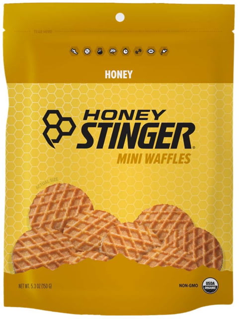 Honey Stinger Mini Waffle Bag Honey 5.3 oz