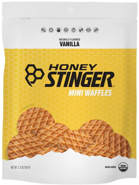 Honey Stinger Mini Waffle Bag Vanilla 5.3 oz