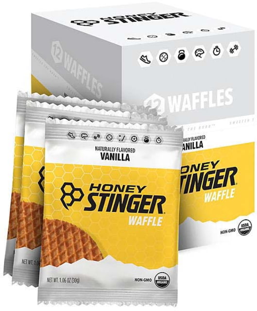 Honey Stinger Vanilla Waffle - 1 oz Pack/12 Count Box
