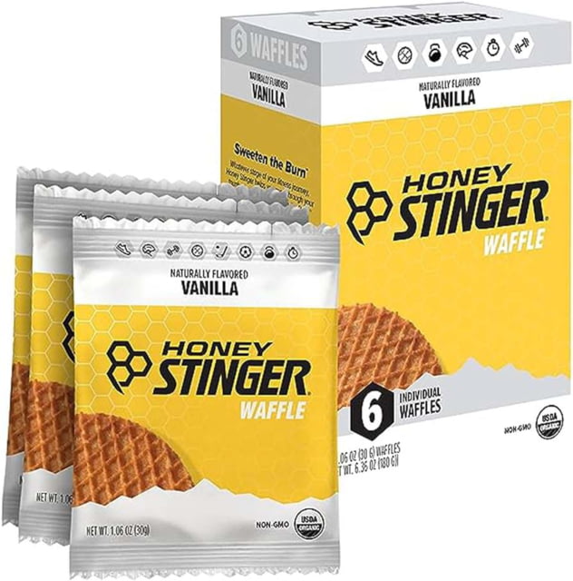 Honey Stinger Vanilla Waffle - 1 oz Pack/6 Count Box