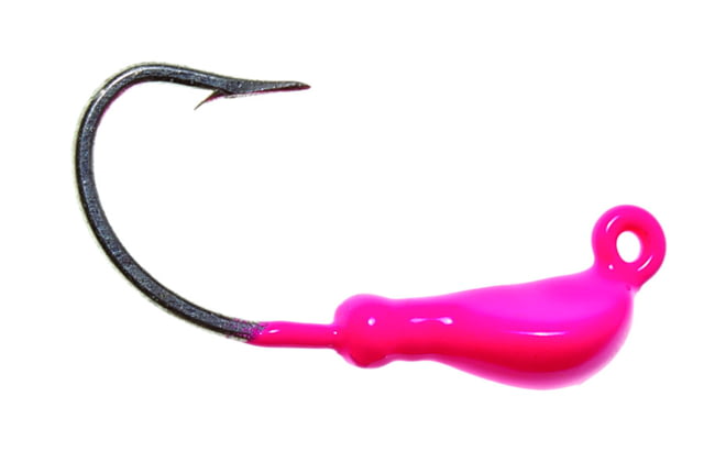 Hookup Light Tackle Jighead 1/8 oz Pink 5/Pack 2/0 High Carbon Steel Hook