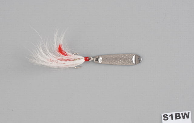 Hopkins Shorty Hammered Spoon w/Bucktail Treble Stainless Steel 1/4oz 1 3/4in