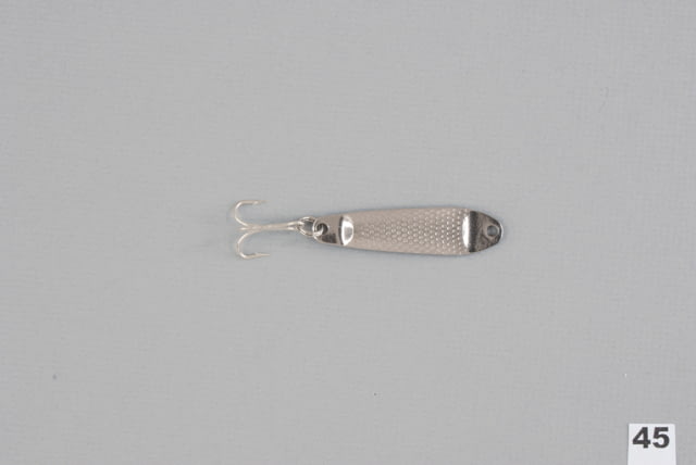 Hopkins Shorty Hammered Spoon w/Plain Treble Stainless Steel 1/2oz 2 1/4in