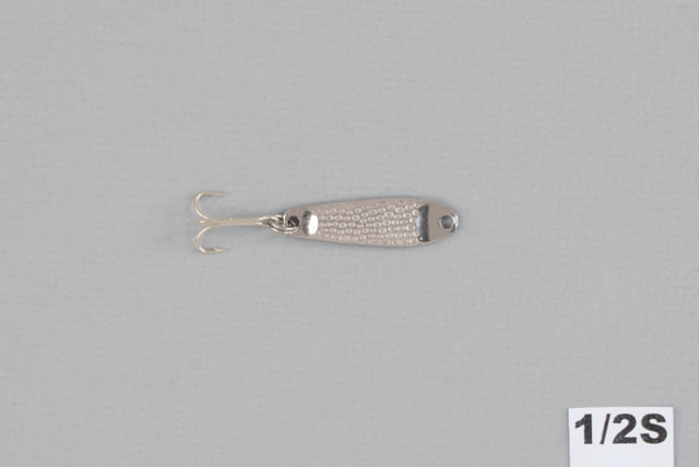 Hopkins Shorty Hammered Spoon w/Plain Treble Stainless Steel 1/8oz 1 1/2in