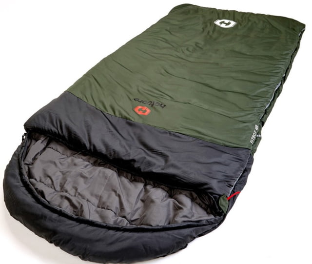 Hotcore Fatboy 400 Rectangular Sleeping Bag Forest Green 93in x 42in Fatboy 400