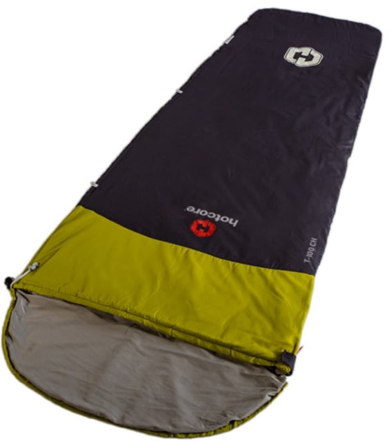 Hotcore T-100 Tapered Sleeping Bag Charcoal 90in x 32in x 22in T-100 CH Hotcore T-100 Tapered Sleeping Bag Charcoal 90in x 32in x 22in T-100 CH