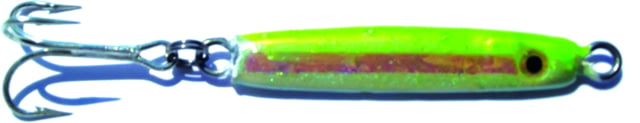 HR Tackle Painted Stingsilver Jig 1/2 oz Chartreuse Pearl Silverside