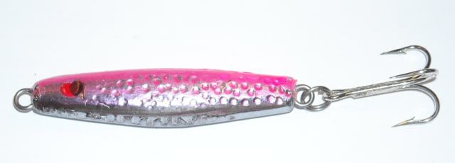 HR Tackle Short Body Stingsilver Jig 2 oz Pink Back over Chrome