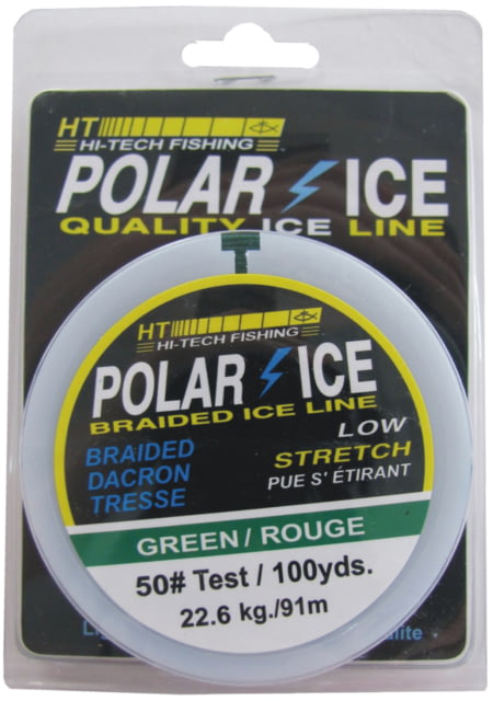 HT Enterprises Polar Ice Braided Line Number 20 100 Yard Green
