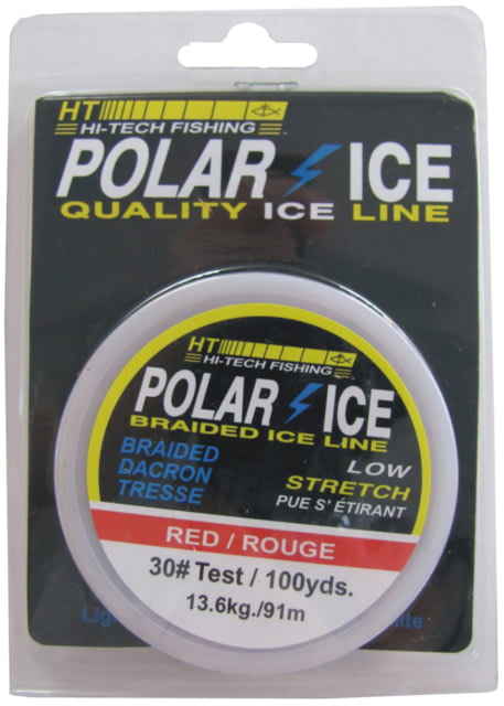 HT Enterprises Polar Ice Braided Line Number 20 100Yd Red