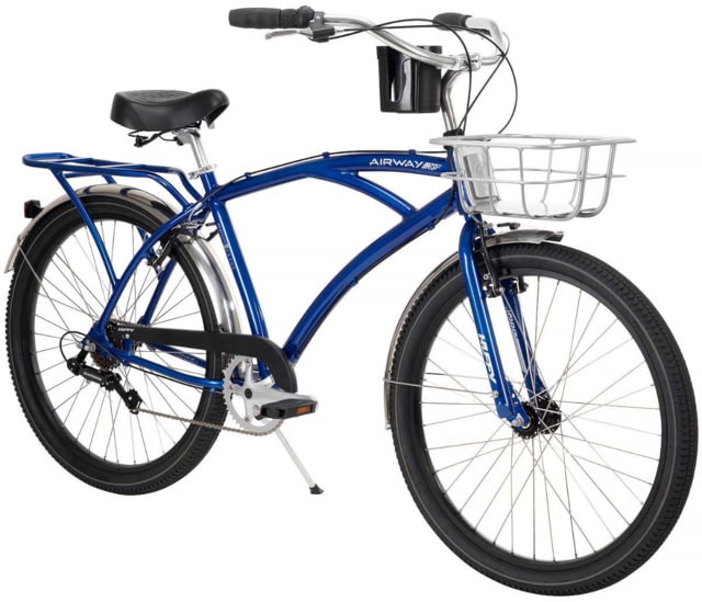 Huffy Airway 6-Speed Premium Cruiser Bike - Men's Blue 26in