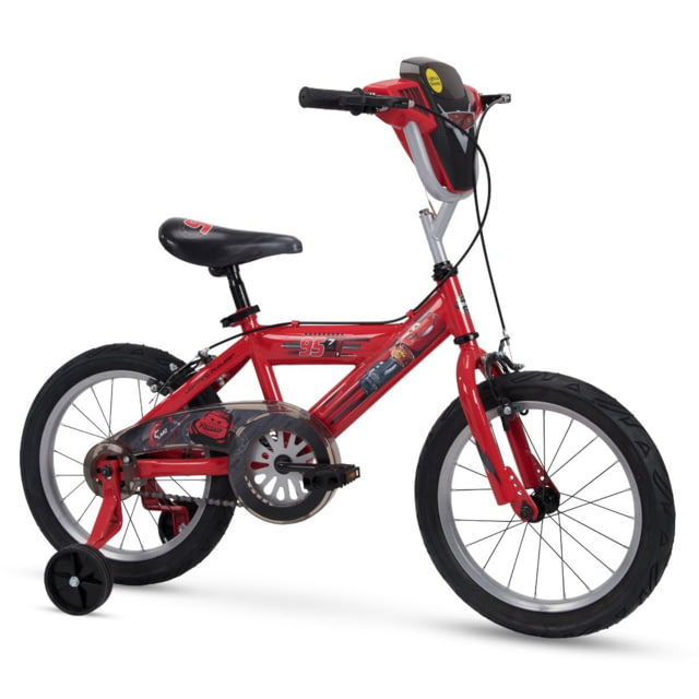 Huffy Disney Pixar Cars Kids Bike - Boy's 16in Wheel Red
