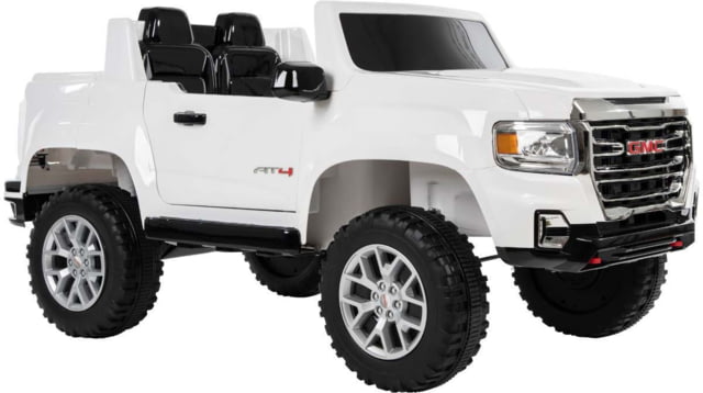 Huffy GMC Canyon Ride-In 12V Toy Truck White