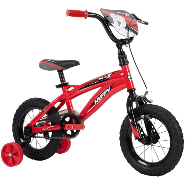Huffy Moto X Kids Bike - Boy's 12in Wheel Red/Black