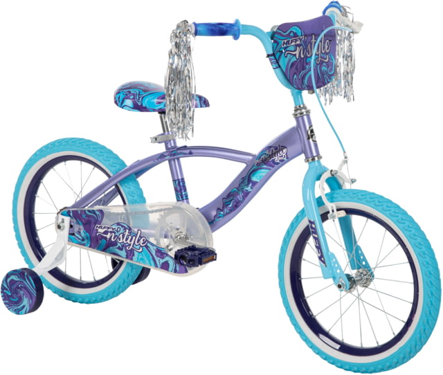 Huffy Nstyle Kids Bike - Girls Blue/Purple 16 in