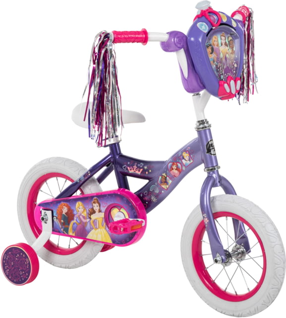 Huffy Princess Kids Bike - Girls Pink/Purple/White 12 in