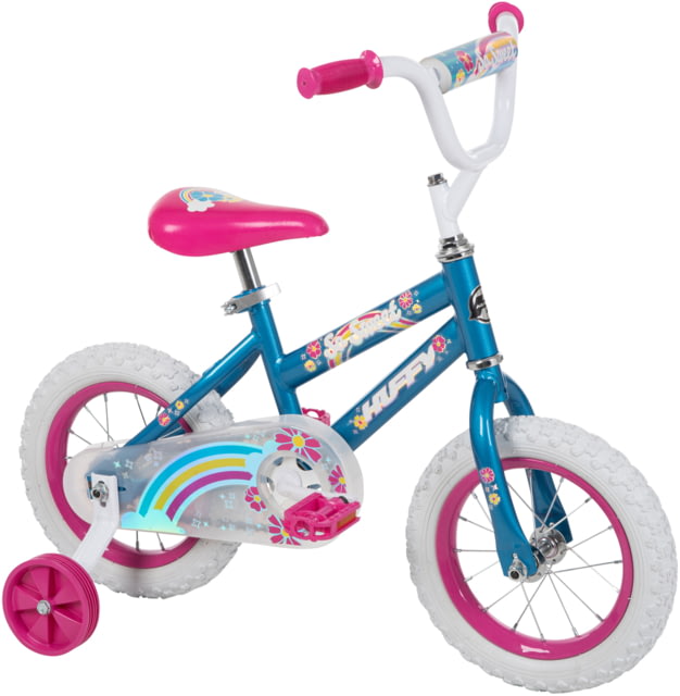 Huffy So Sweet Kids Bike - Girls Blue/Pink/White 12 in