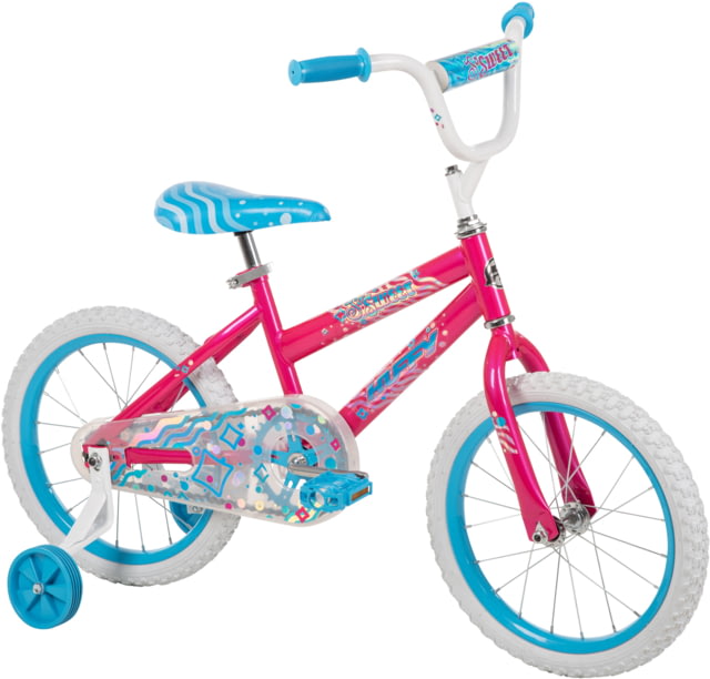 Huffy So Sweet Kids Bike - Girls Blue/Pink/White 16 in