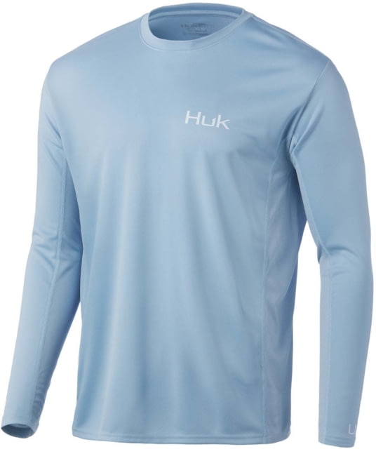 HUK Performance Fishing Icon X L/S Shirt - Mens Blue Fog S