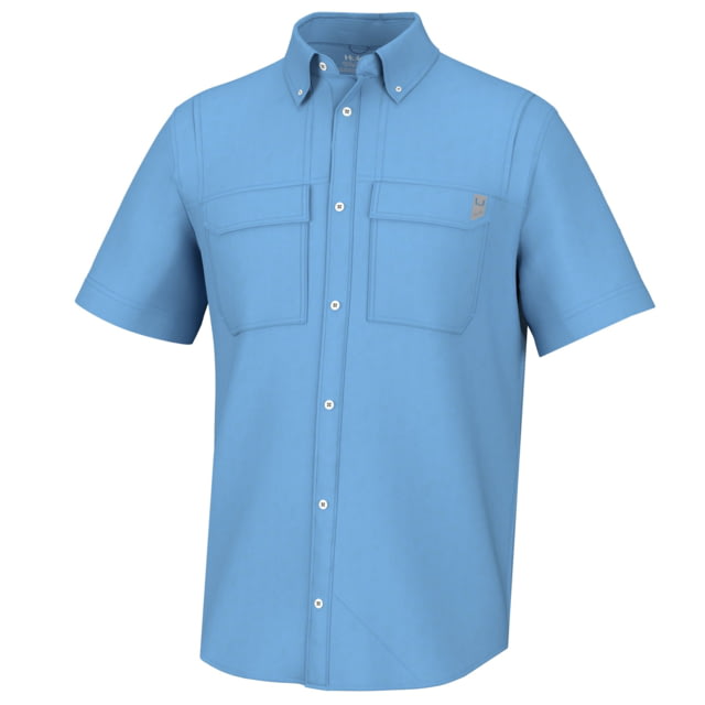 HUK Performance Fishing Back Draft SS Shirt - Men's Marolina Blue M