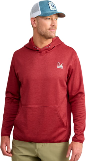 Open Box Dealer Demo HUK Performance Fishing Cold Front Hoodie - Men's Scrlt Blz Hthr Large