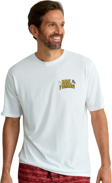 HUK Performance Fishing Gone Fishin Tee - Men's White 3XL