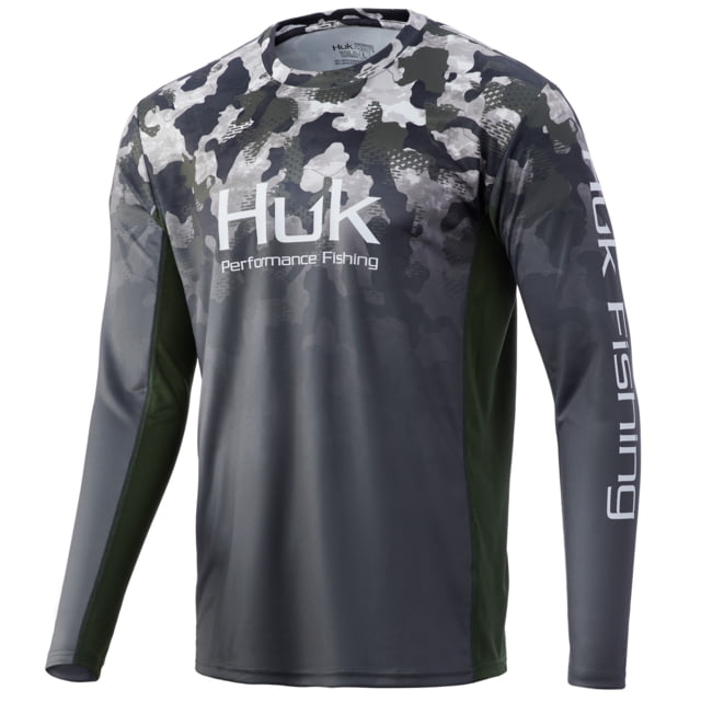 HUK Performance Fishing Huk Icon X KC Refraction Camo Fade - Mens Hunt Club Camo Small