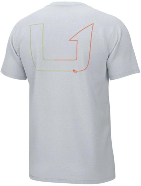 HUK Performance Fishing Fly Line Short Sleeve Shirt - Men's White Medium