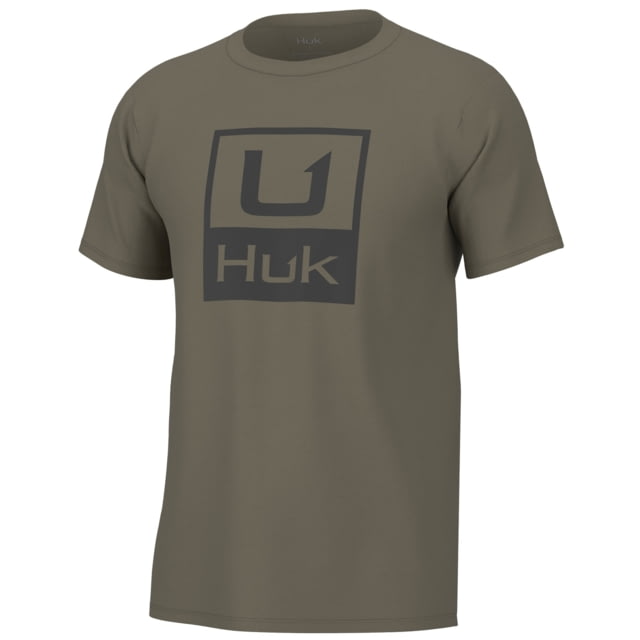 HUK Performance Fishing Huk Stacked Logo Tee - Mens Overland Trek Large