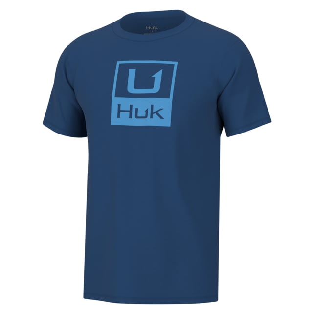 Huk Performance Fishing HUK Performance Fishing Huk Stacked Logo Tee - Men's Set Sail L
