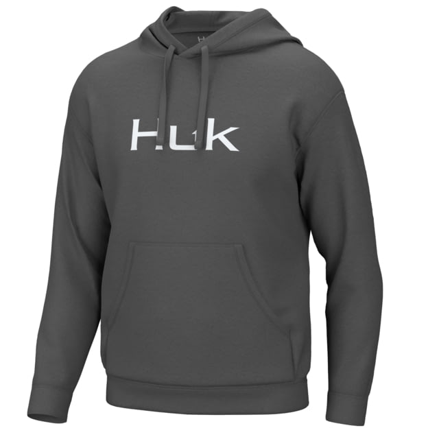HUK Performance Fishing Huk'D Up Logo Hoodie - Men's Volcanic Ash XL