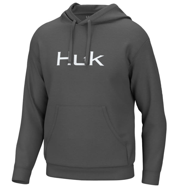 Open Box Dealer Demo HUK Performance Fishing Huk'D Up Logo Hoodie - Men's Volcanic Ash M