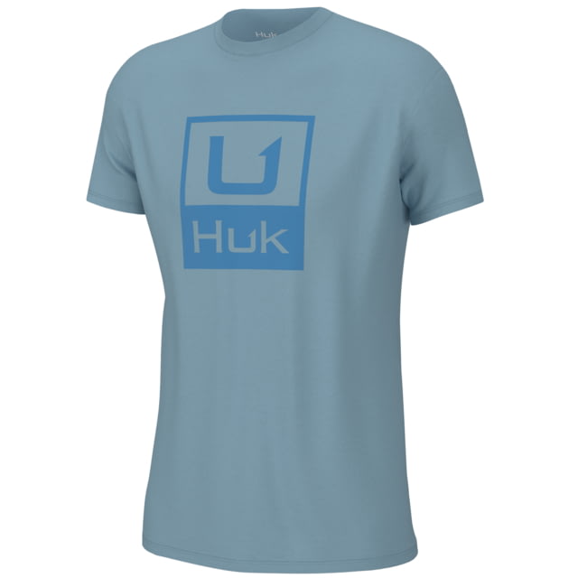 HUK Performance Fishing Huk'D Up Logo Tee - Youth Crystal Blue Youth Extra Small
